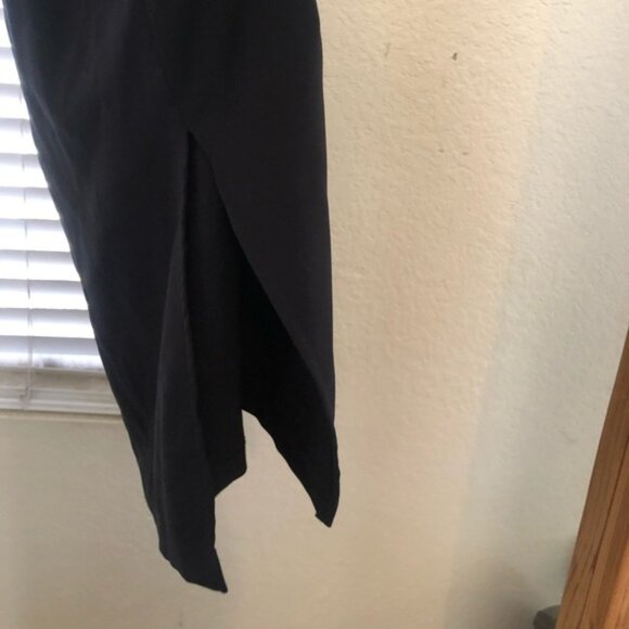 Black V Neck / Bra Cup Sexy Sleeveless Dress - Picture 7 of 7